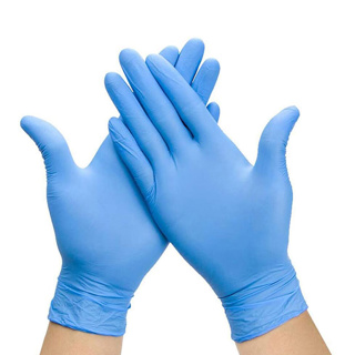 HB Nitrile PF Exam Gloves M (100)