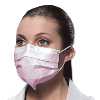 Isofluid SecureFit Earloop Mask Level 1 Pink (50)