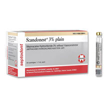 Scandonest 3% Plain Mepivacaine (50)