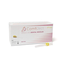 ComfiJect Dental Needle Plastic Hub 27ga Long 30mm Yellow (100)