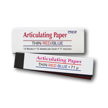 HB Articulating Paper 71 Microns (.003") Red/Blue (144)
