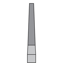 BurPlus Carbide Bur TF #7204 12-Blade Taper Fissure (5)