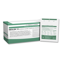 Neolon 2G Neoprene Surgical Nitrile PF Glove Brown 6.0 (50pr)