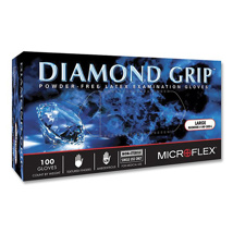 Microflex Diamond Grip Latex PF Exam Glove Natural XS (100)