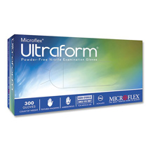 Microflex Ultraform Nitrile PF Exam Glove Blue XS (300)
