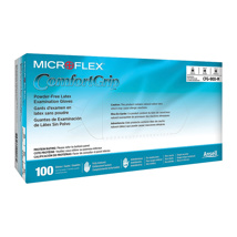Microflex Comfortgrip Latex PF Exam Glove Natural L (100)