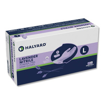 HALYARD LAVENDER Nitrile PF Exam Glove L (250)