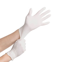 HB Latex Powder Free Exam Gloves L (100)