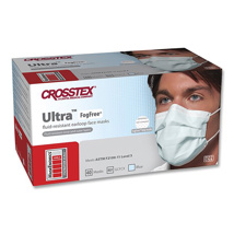 Crosstex Ultra Fog-Free Earloop Mask Level 3 Blue (40)