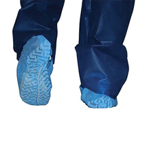 Shoe Cover Non-Skid Blue (100)