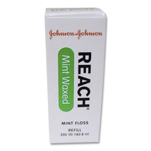 J&J Reach Dental Floss- Professional Size Waxed Mint (200yd roll)