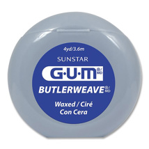 Gum ButlerWeave Floss Patient Size Waxed (4yd x 144)