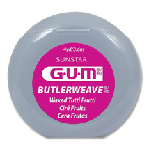 Gum ButlerWeave Floss Patient Size Waxed TuttiFrutti (4yd x 144)