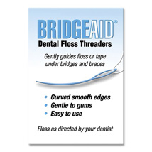 BridgeAid Dental Floss Threaders (10-pk x 100)