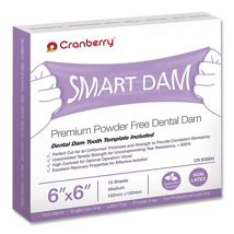 Cranberry Smart Dam Latex 6" x 6" Med Blue (36)